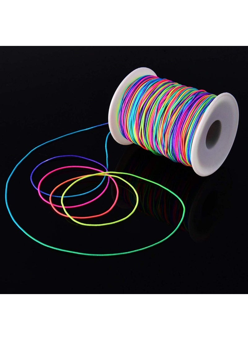 DIY Crafts - DIY Crafts Design # No 1, Rainbow Cord, Rainbow Cord Beading Threads Rainbow Thread (Design # No 1, Rainbow Cord) - Image 1