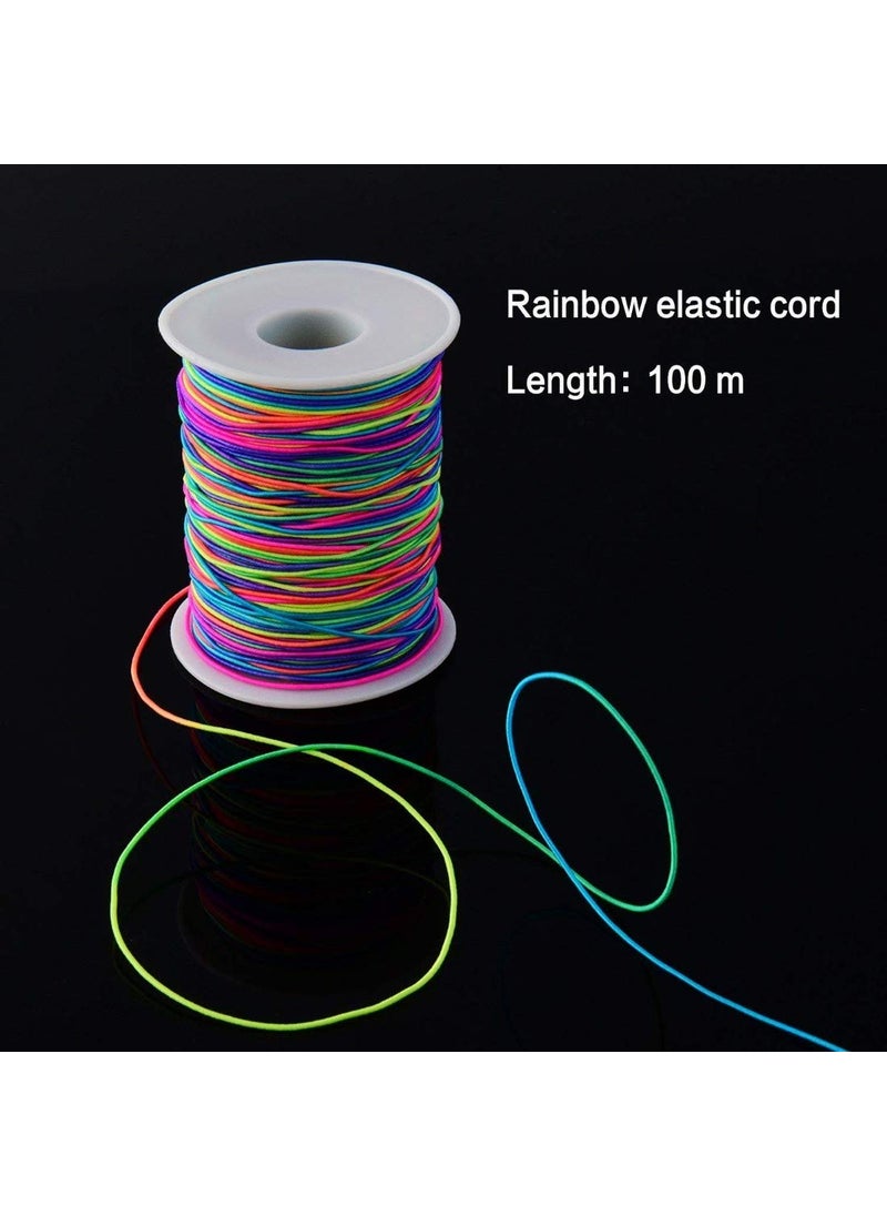 DIY Crafts - DIY Crafts Design # No 1, Rainbow Cord, Rainbow Cord Beading Threads Rainbow Thread (Design # No 1, Rainbow Cord) - Image 1