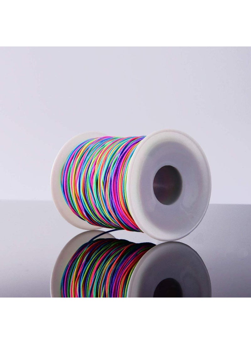 DIY Crafts - DIY Crafts Design # No 1, Rainbow Cord, Rainbow Cord Beading Threads Rainbow Thread (Design # No 1, Rainbow Cord) - Image 1