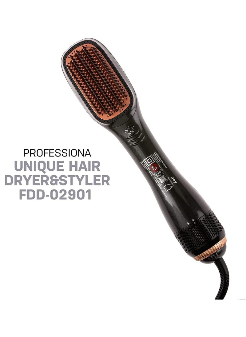 DubaiGallery 2-in-1 Professional Hair Styling Brush, Hair Dryer and Unique Styler FDD-02901  - Image 3