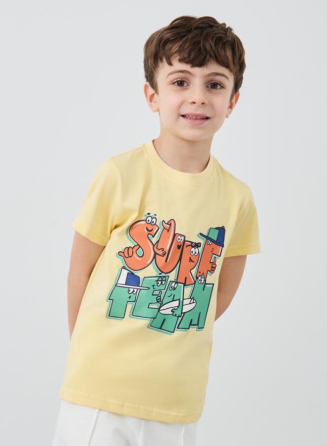 Styli Styli Graphic Print Round Neck T-Shirt  - Image 3