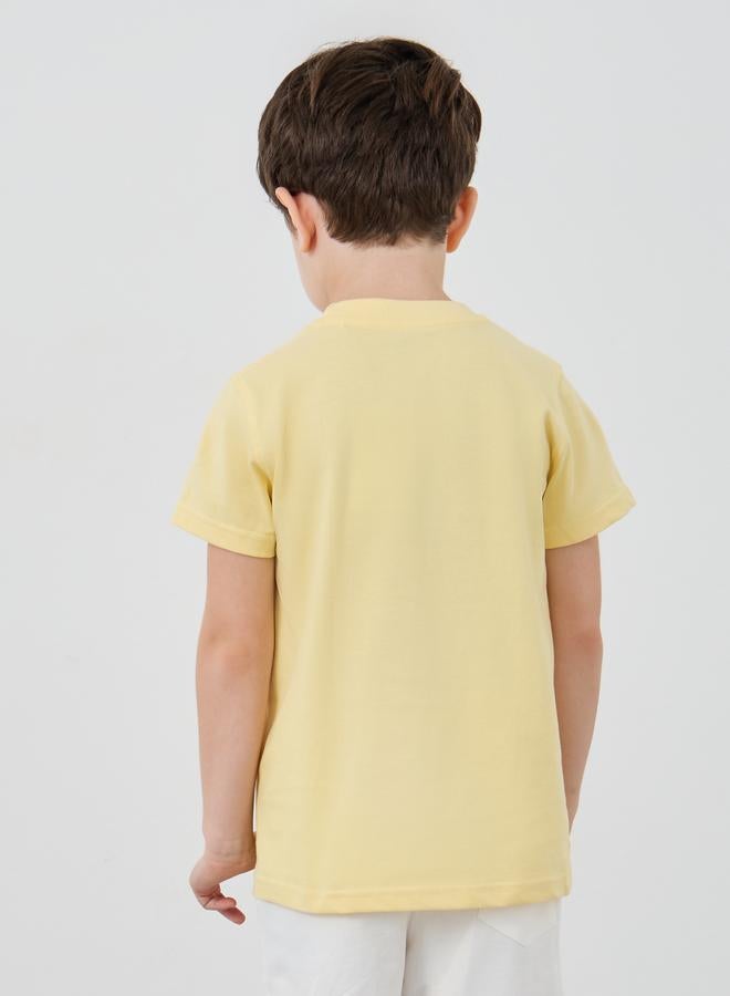 Styli Styli Graphic Print Round Neck T-Shirt  - Image 5