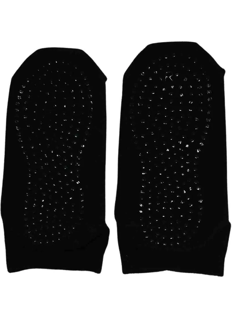 كيه بي اس 3 Pairs Lycra Non-Slip Sole Abs Silicone Printed Yoga Fitness Pilates and Hajj Umrah Tawaf Women's Socks