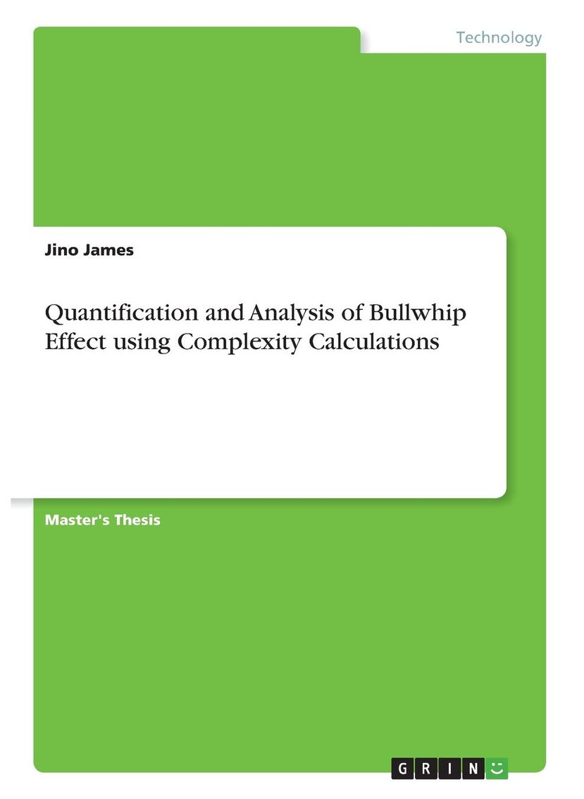 Quantification and Analysis of Bullwhip Effect using Complexity Calculations 