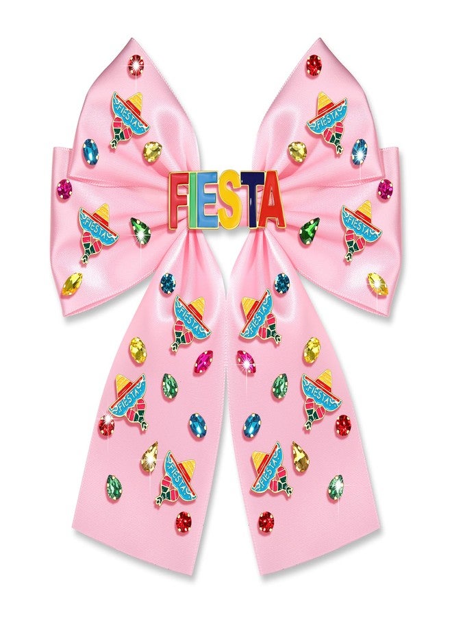 MOLOCH Cinco De Mayo Hair Bows for Women Girls Fiesta Sombrero Cactus Avocado Hair Bows Barrette Mexican Holiday Taco Parties Accessories - Image 1