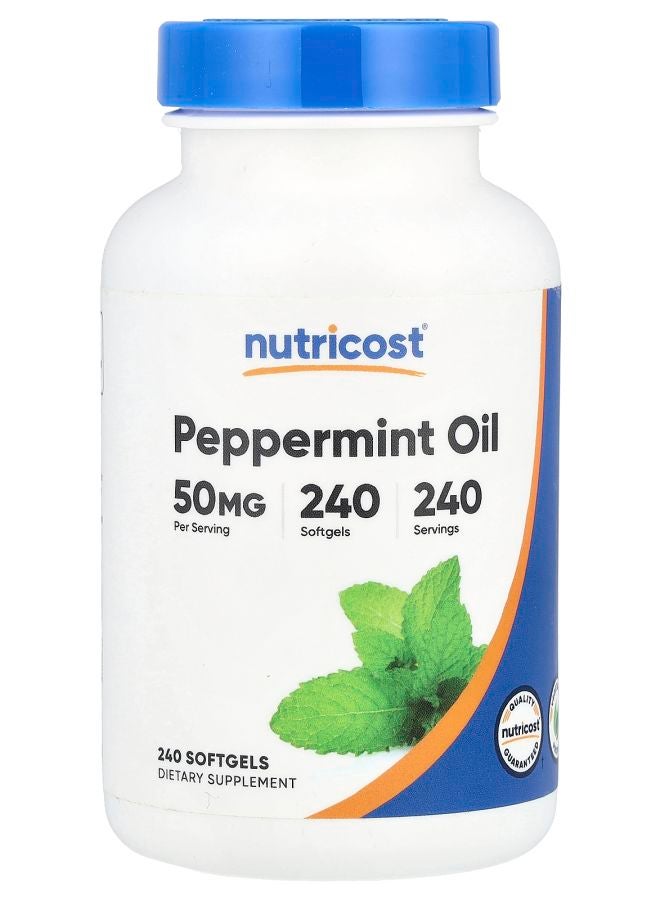 Peppermint Oil 50 mg 240 Softgels