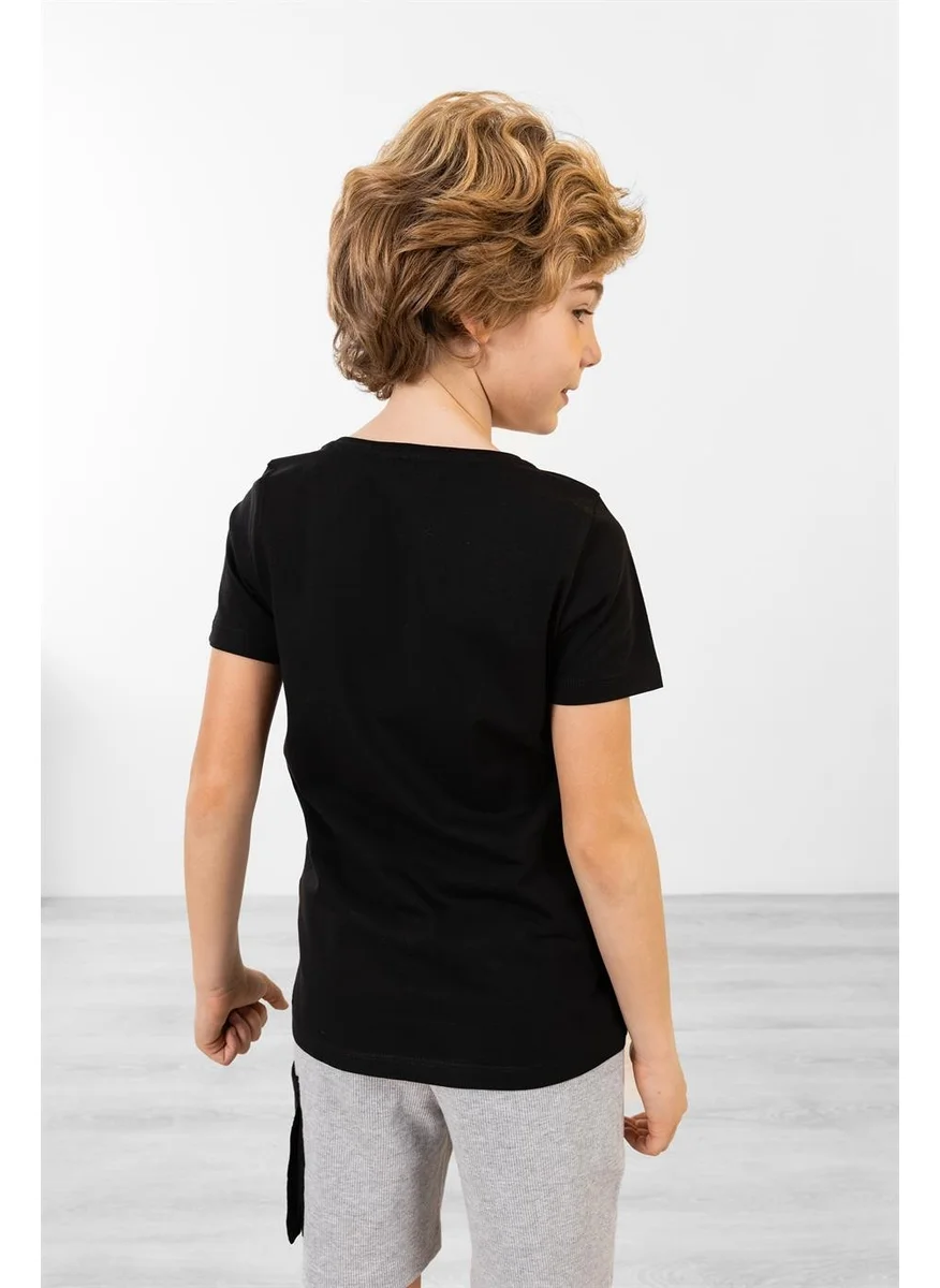 BRZ Collection Printed Boy Short Sleeve T-Shirt