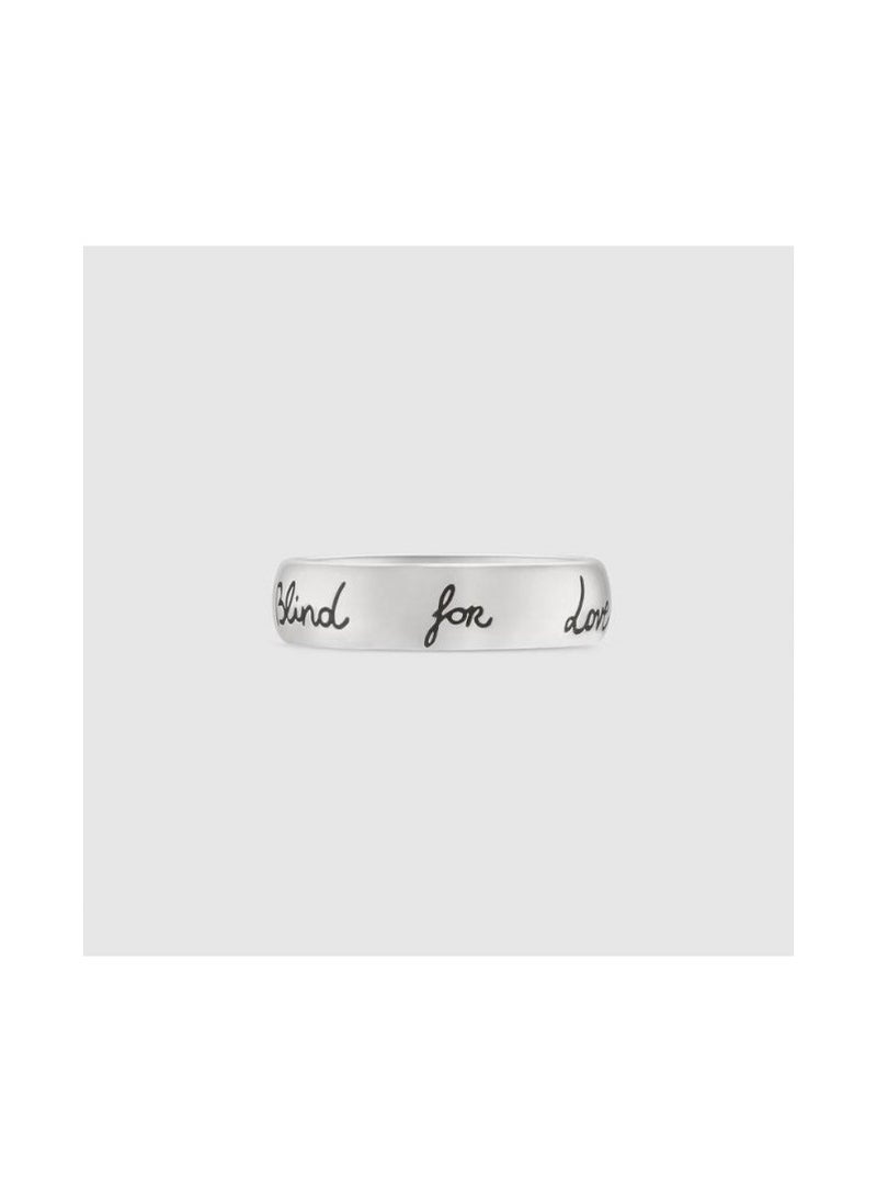 Ring - Gucci Blind For Love Ring Silver - Image 1
