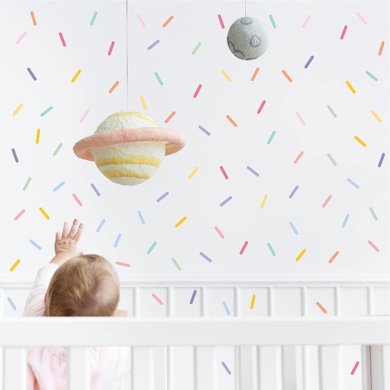 CELAENO 240pcs Confetti Strip Wall Decal Stickers - Image 1