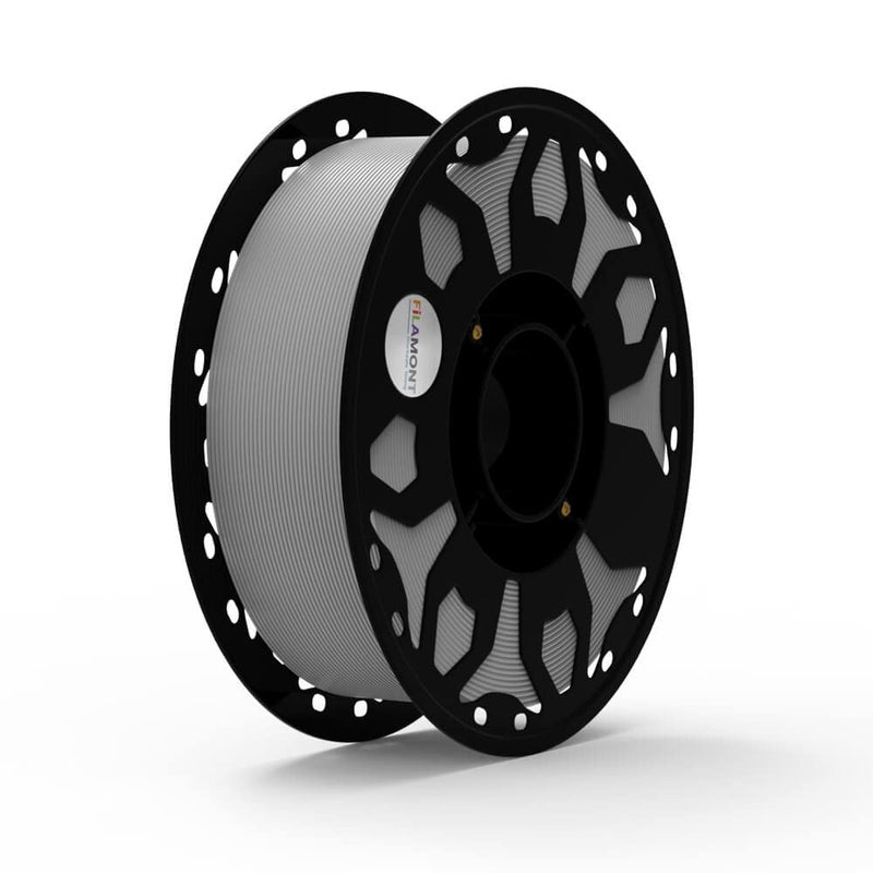 Protomont TECHNOLOGIES فيلا مونت 1.75 مم خيوط طباعة ثلاثية الأبعاد PLA بريميوم بلس متوافقة مع معظم طابعات FDM (رمادي) - Image 1
