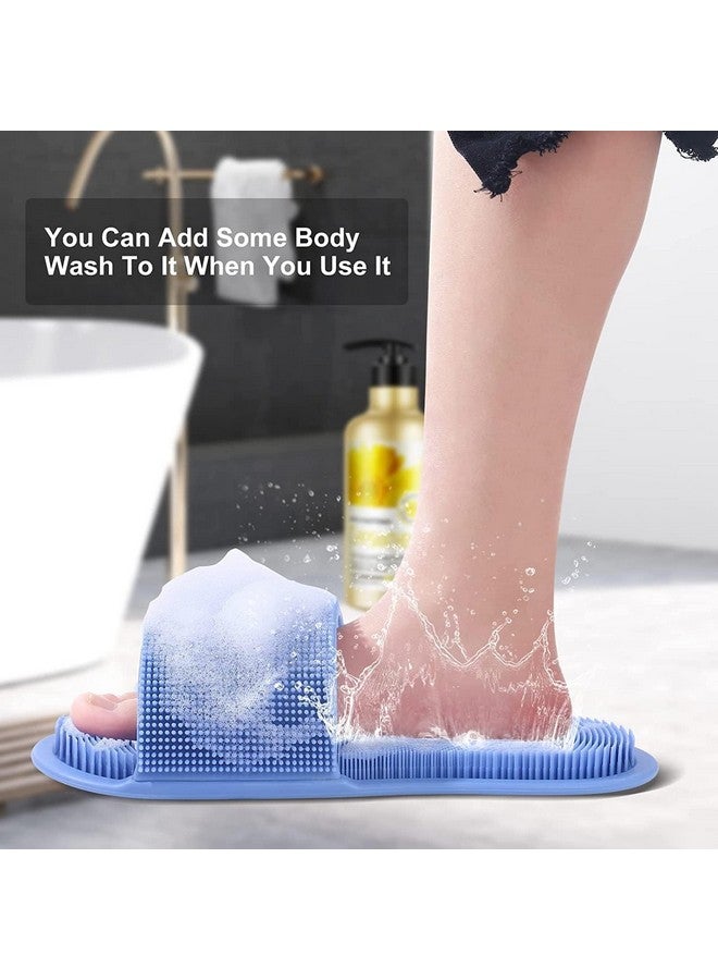 shoasite Shower Foot Scrubber, Soft Silicone Bristles with Non-Slip Suction Cups for Dead Skin Remover in Shower - Cleans Exfoliates Massages,Improve Circulation & Soothes Tired Feet - Image 2