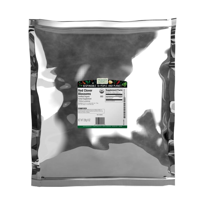 Frontier Co-op Frontier Coop Organic Dried Whole Red Clover Blossoms 8 oz Bulk Bag  Edible Flower for Herbal Tea Soups and DIY Recipes - Image 3