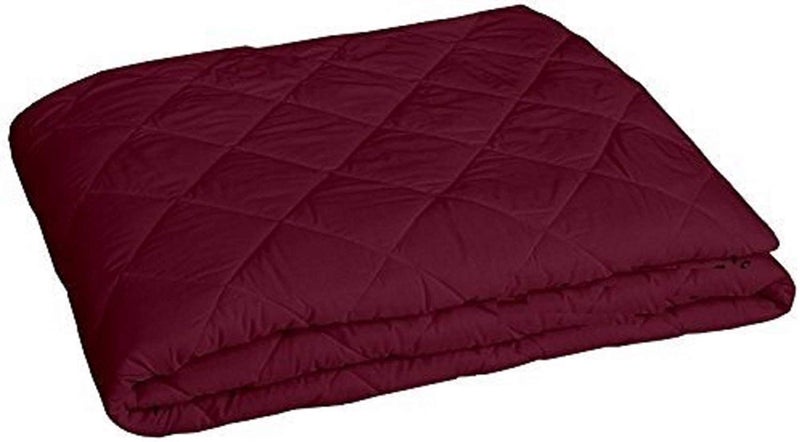 Jaipur Prints Water Resistant & Dustproof Mattress Protector King Bed Size 78" X 72" -Maroon-for King Bed Mattress- with Elastic Bands  - Image 2