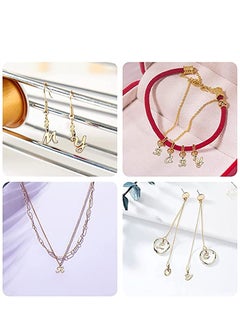 KASTWAVE Mixed Alphabet ABC Letter Charms, Alphabet A-Z Charms DIY Bracelet Necklace Pendants with 200Pcs Open Jump Rings for Jewelry Making and DIY Crafting (156Pcs)  - Image 4