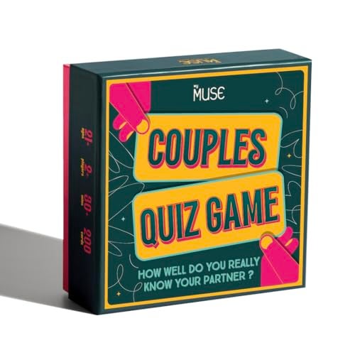 MYMUSE Couples Quiz Card Game | Gifting Idea | 200 Hilarious, Unusual Prompts, 4 Fun Categories | Perfect Match | Wedding, Engagement, Bachelorettes, Romance, House Party, Besties, Relationships - Image 1