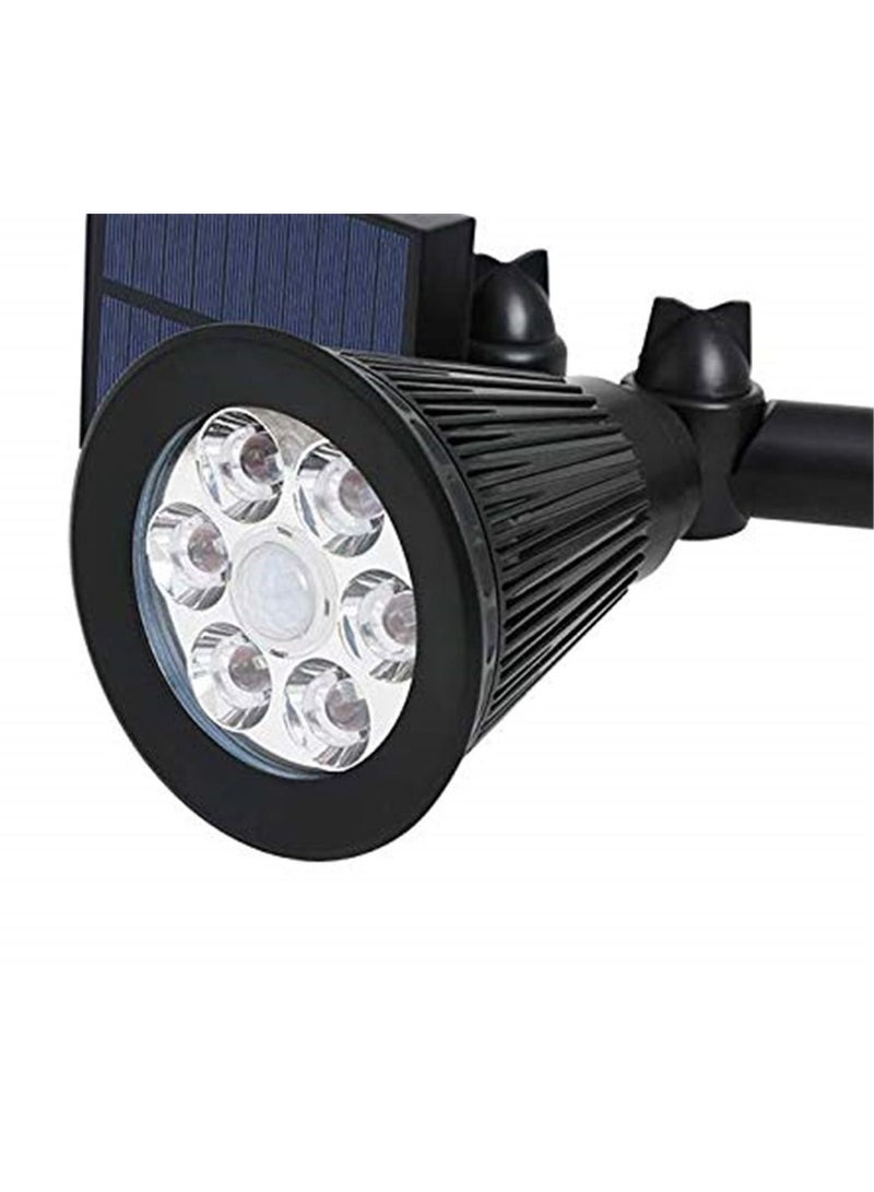استشعار الحركة الشمسية الأمن 6LED ضوء المناظر الطبيعية الشمسية بقعة ضوء الجدار في الهواء الطلق - Image 2