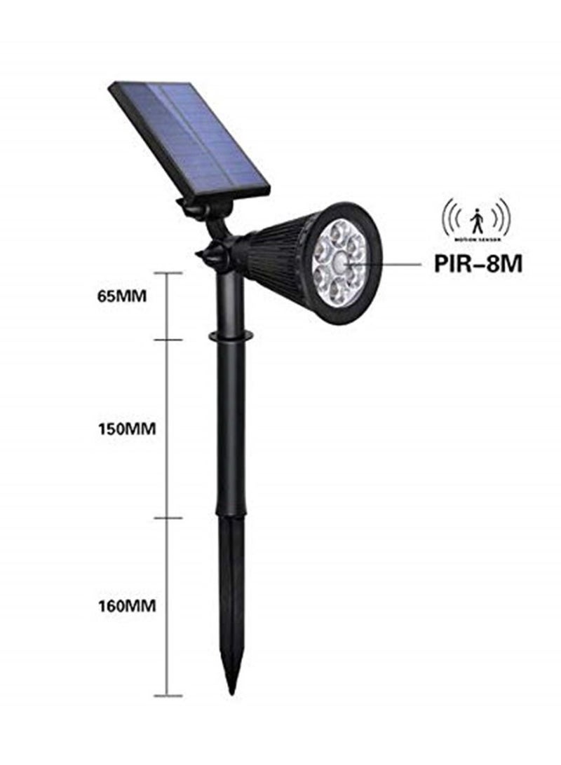 استشعار الحركة الشمسية الأمن 6LED ضوء المناظر الطبيعية الشمسية بقعة ضوء الجدار في الهواء الطلق - Image 5