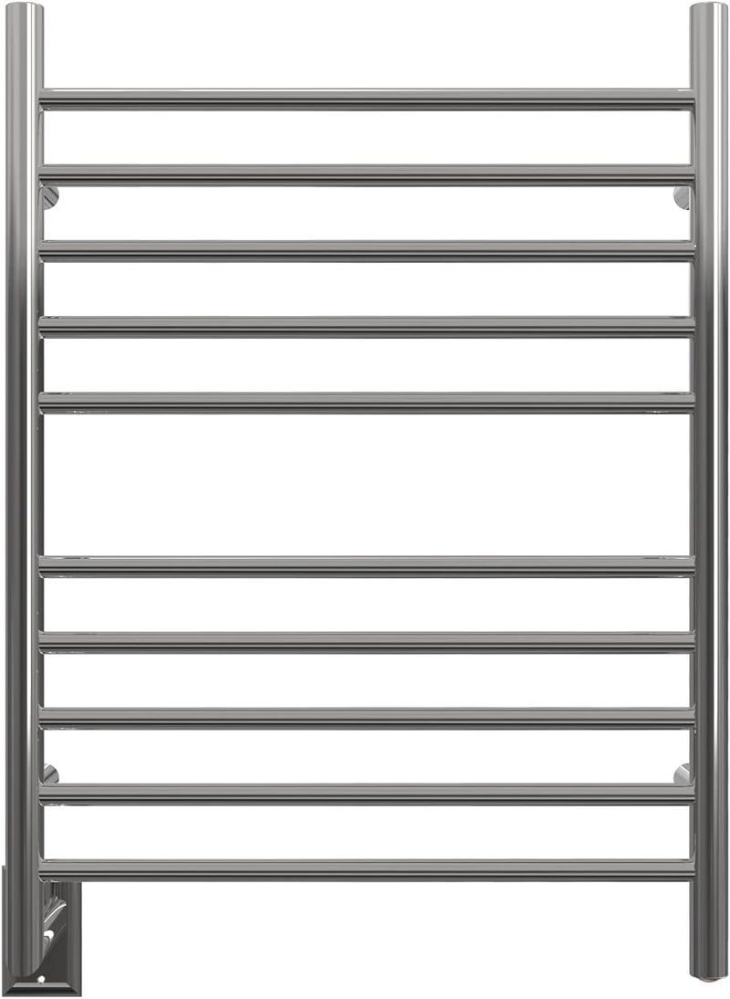 Amba Amba RWHSPLeft Radiant Hardwired  Plugin Combo Left Side Straight 10 Bar Towel Warmer in Polished  - Image 2