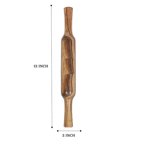SHOPSIDEX White Marble ChaklaRolling Pin BoardRoti MakerChapati Makerpapad chakla for Home Kitchen Full Finished Marble Roti Maker Kitchen Utensil Belan 12 Inch - Image 3