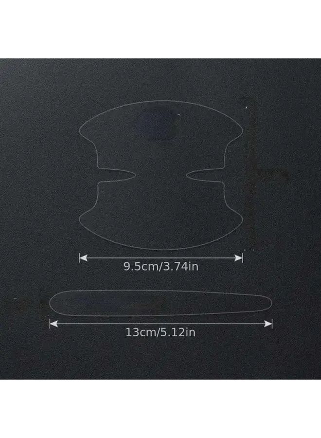 16 Pcs Clear Door Handle Protective Films Prevent Scratches Easy to Apply Long Lasting - Image 2