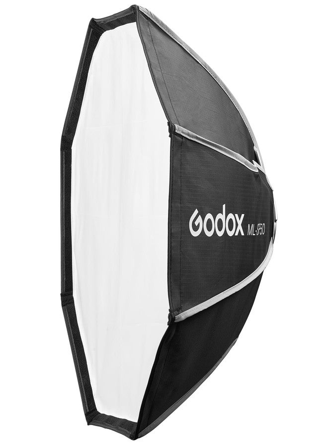 جودوكس صندوق إضاءة ناعم ثماني الأضلاع Godox ML-SF50 مقاس 37 بوصة (50 سم) مع حامل Godox وشبكة قرص العسل، مناسب لمصابيح الفيديو LED المحمولة ML100Bi وML60II Bi - Image 2