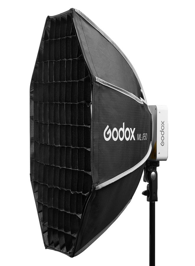 جودوكس صندوق إضاءة ناعم ثماني الأضلاع Godox ML-SF50 مقاس 37 بوصة (50 سم) مع حامل Godox وشبكة قرص العسل، مناسب لمصابيح الفيديو LED المحمولة ML100Bi وML60II Bi - Image 3