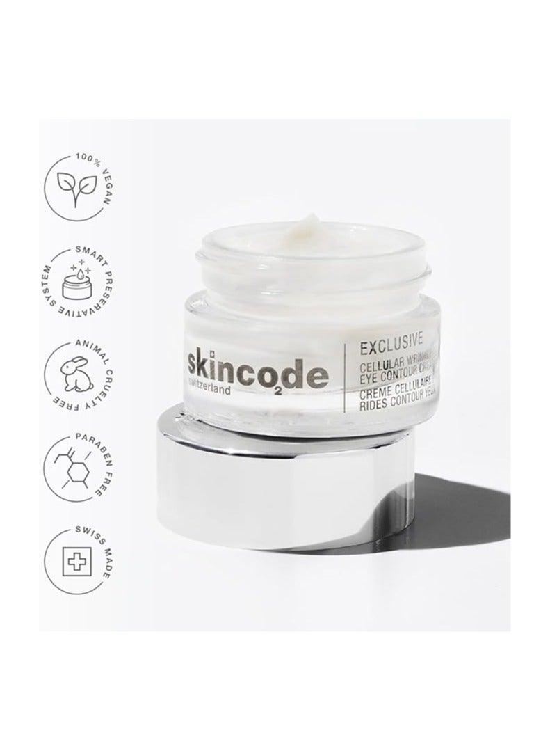 Skincode Exclusive Cellular Wrinkle Prohibiting Eye Contour Cream - Image 2