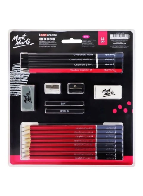 18-Piece Sketch and Draw Signature Set Multicolour