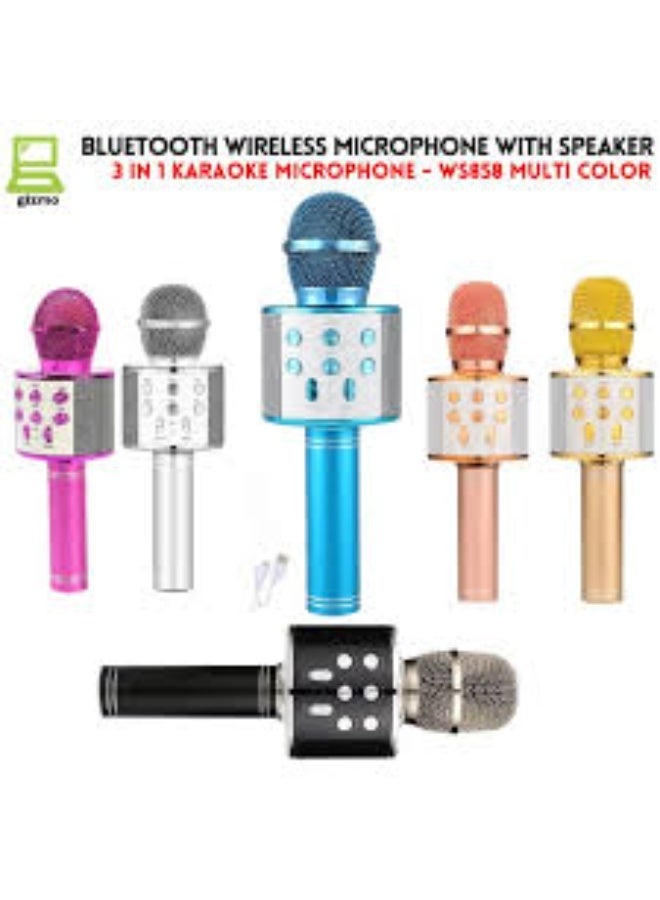 ميكروفون للأطفال للغناء، ميكروفون كاريوكي لاسلكي بتقنية بلوتوث للبالغين، جهاز كاريوكي محمول باليد، ألعاب للأولاد والبنات، هدية لحفلات أعياد الميلاد | ألوان متعددة - Image 5