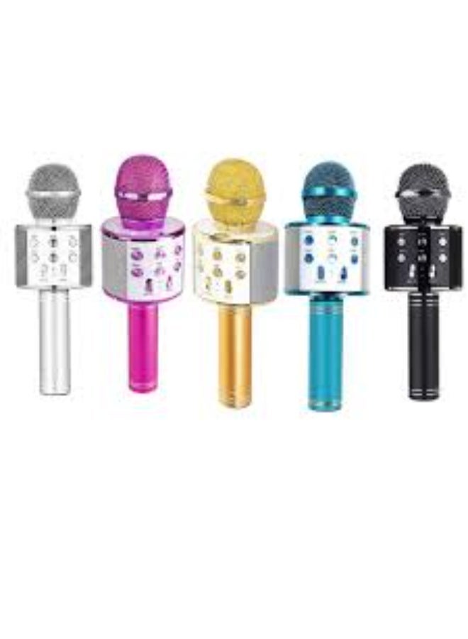 ميكروفون للأطفال للغناء، ميكروفون كاريوكي لاسلكي بتقنية بلوتوث للبالغين، جهاز كاريوكي محمول باليد، ألعاب للأولاد والبنات، هدية لحفلات أعياد الميلاد | ألوان متعددة - Image 2