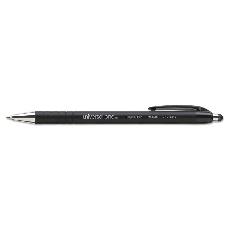 UNIVERSAL UNV15510 - Universal Comfort Grip Ballpoint Retractable Pen - Image 4