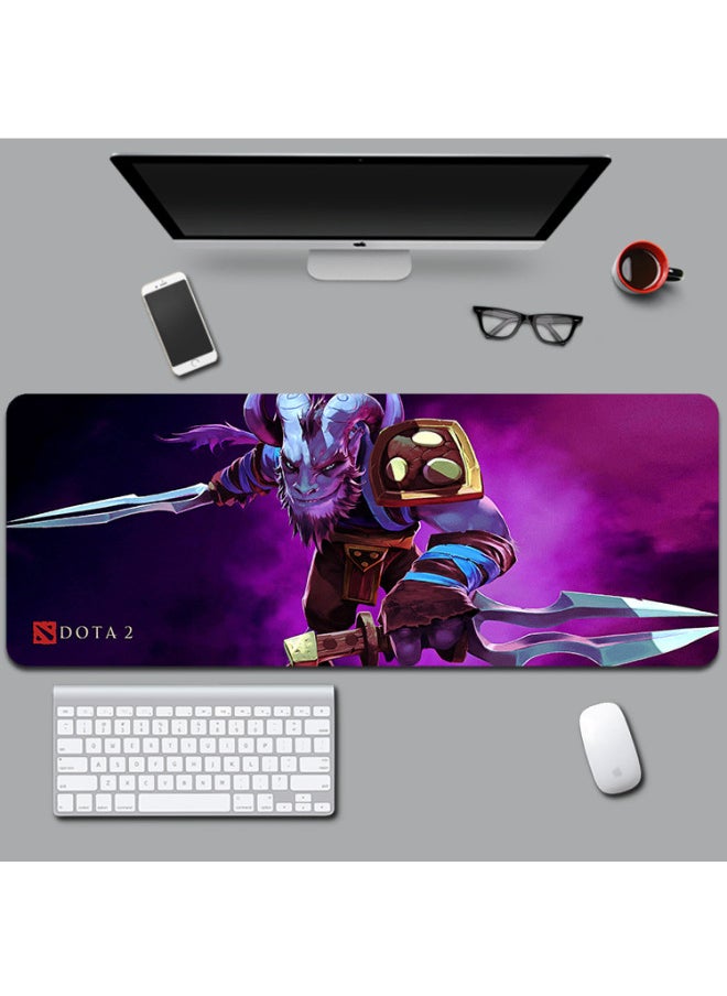 Generic Knife Tower DOTA Game Competitive Computer Mouse Pad Personality Large Thick Lock Edge Internet Cafe Study Table Pad Wholesale-Color:900x 400x 2mm Edge Lock-Pattern:Knife Tower 119  - Image 1