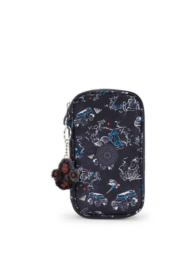 kipling 50 Pens Jungle Fun Race Medium Pencase  - Image 1