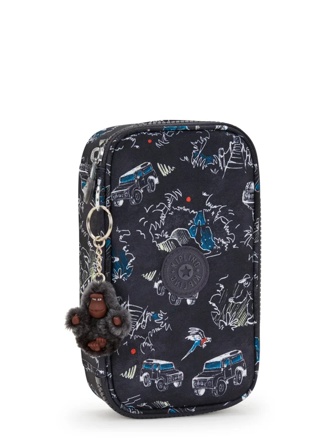 kipling Medium pencase Unisex Jungle Fun Race 50 Pens