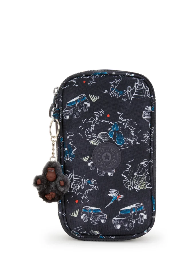 kipling Medium pencase Unisex Jungle Fun Race 50 Pens