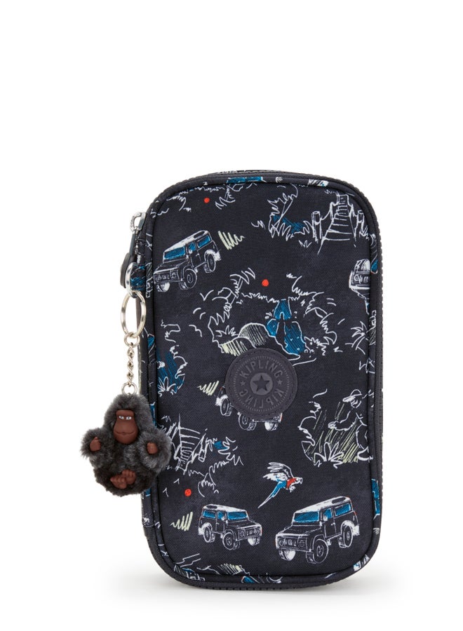 kipling Medium pencase Unisex Jungle Fun Race 50 Pens  - Image 1