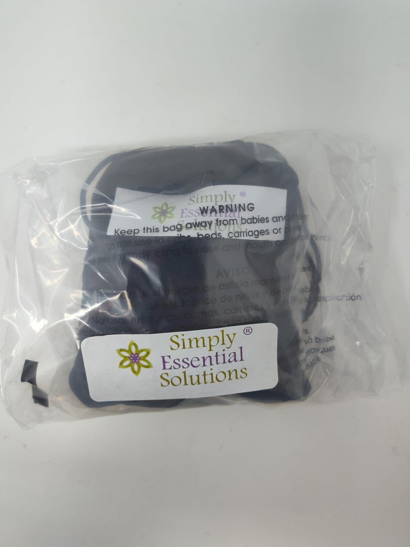 Simply Essential Solutions Aromatherapy Essential Oil Diffuser Stainless Steel 30MM Silver Locket Pendant 2 Sizes Chain Necklace, Refill Pads & Diffuser Bracelet in a Velvet Bag (flower2) - Image 3