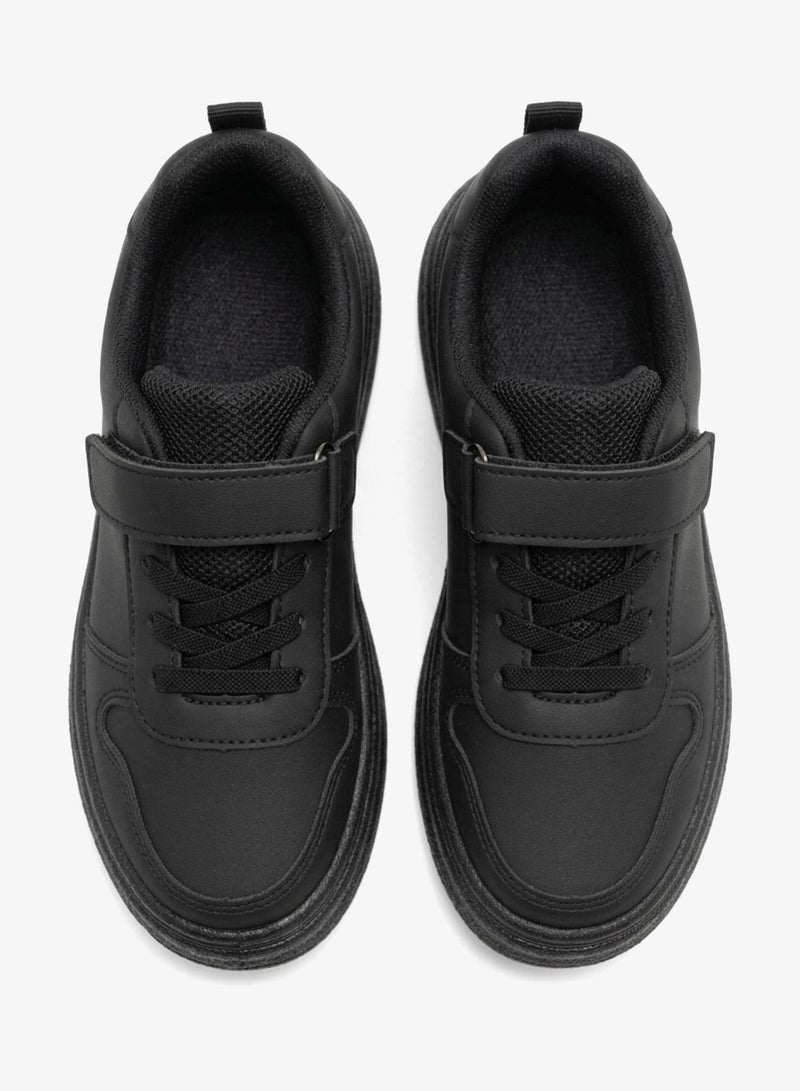 babyqlo Classic Black School Sneakers for Kids - Image 4