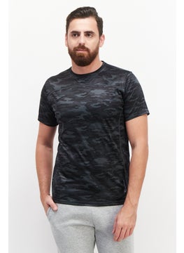 Nordland Men Sportswear Fit Active Training T-Shirt, Dark Grey  - Image 1