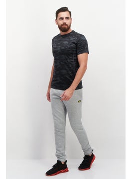 Nordland Men Sportswear Fit Active Training T-Shirt, Dark Grey  - Image 3