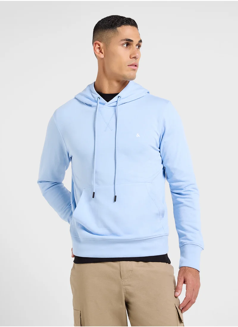 JACK & JONES Graphic Print Pull Over Hoodie