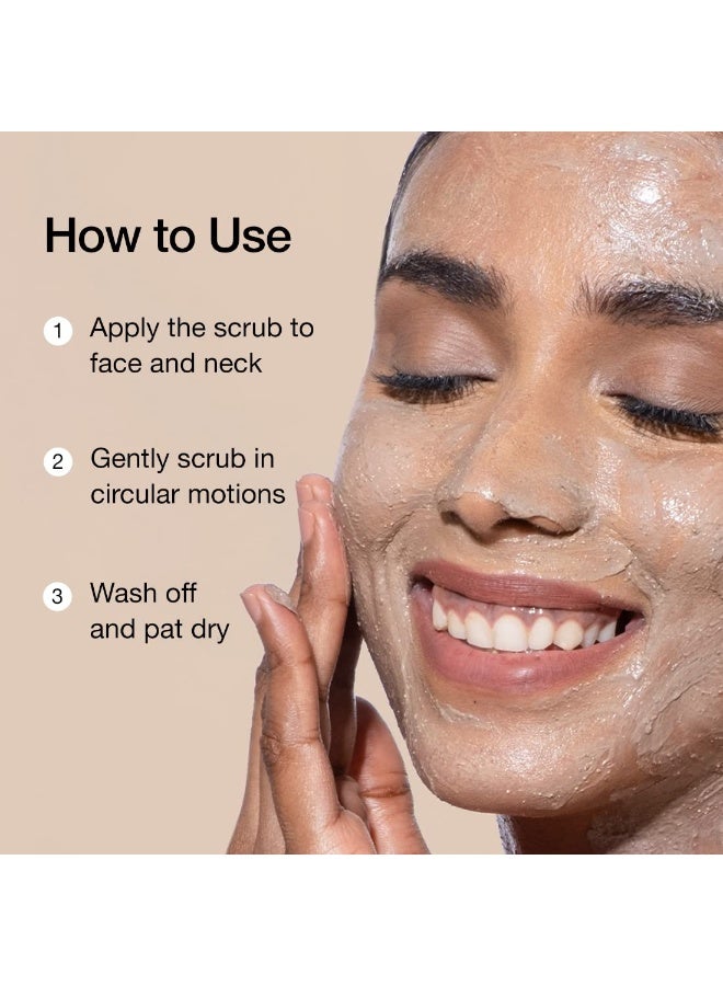 MCaffeine mCaffeine Coffee Tan & Dead Skin Removal Face Scrub (75gm)|Caffeine & Walnut Scrub for Face|Exfoliating & Brightening Scrub|Blackhead Remover,Whitehead Remover,Detan Pack I Face Scrub For Women & Men  - Image 3