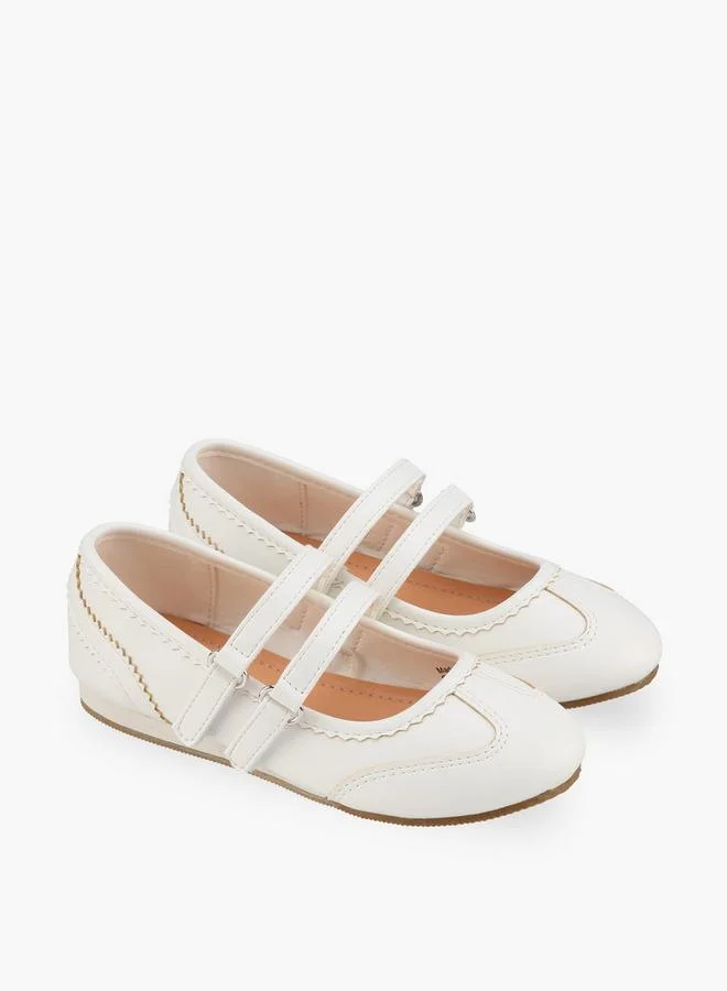 فلورا بيلا من شو إكسبرس Girls Hook & Loop Mary Jane Shoes