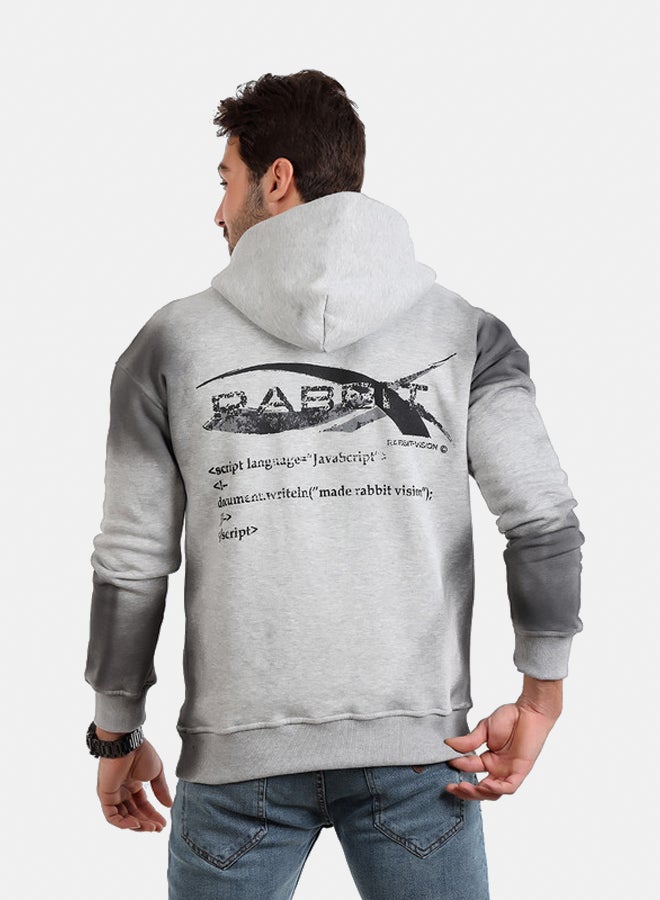 WHITE RABBIT Front Zipper Winter Zip Through Sweatshirt - Image 4