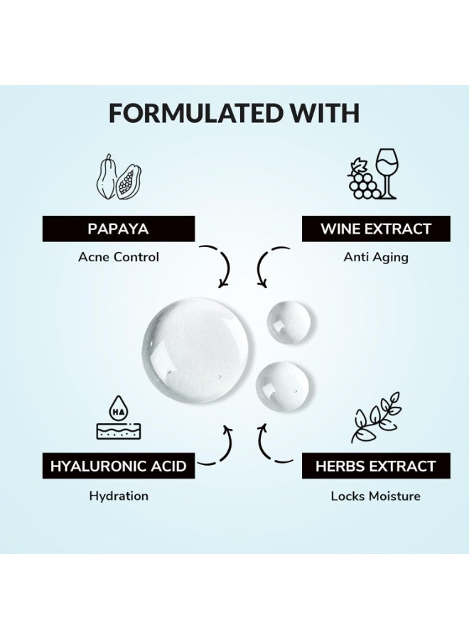 Mirabelle Crystal Clear Skin Facial Sheet Mask | Korean Face Sheet Mask | Acne Control & Soothing | Unisex Combo Pack of 10 (25ml Each) - Image 2
