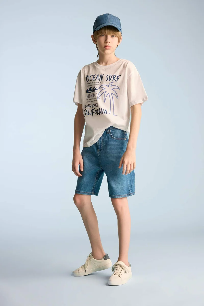 ديفاكتو Boy Denim Shorts
