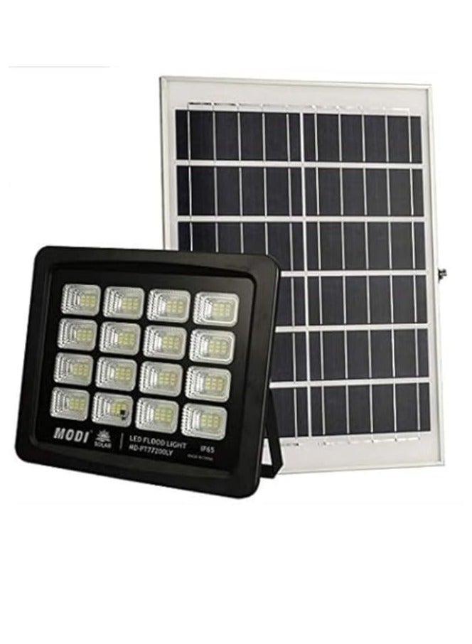 MODI Solar Flood Lights Outdoor, Street and Area Lighting, Dusk to Dawn, IP65 Outdoor Waterproof, Remote Control Safety Floodlight  - Image 1