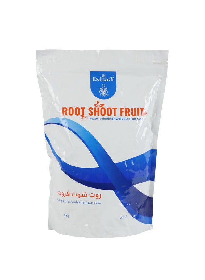 ديزيرت إنرجي Root Shoot Fruit NPK 20 20 20 سماد قابل للذوبان في الماء 2 كجم لجميع النباتات الداخلية / الخارجية - Image 3