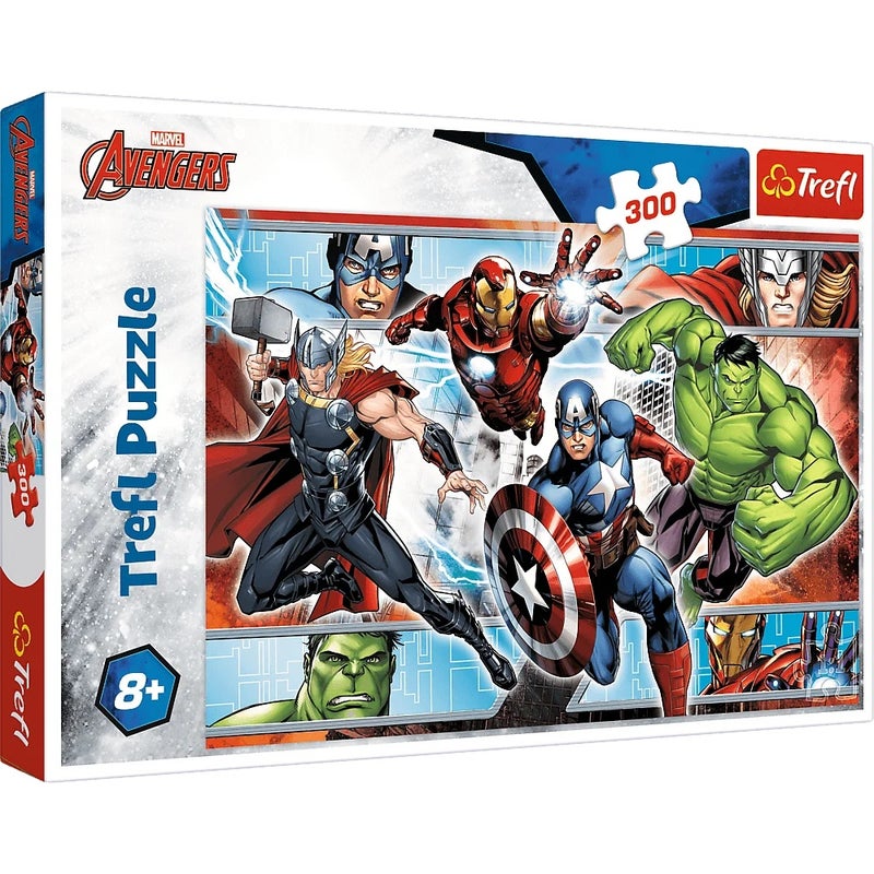 Trefl - The Avengers Puzzle 300 Pieces - 23000 - Image 1