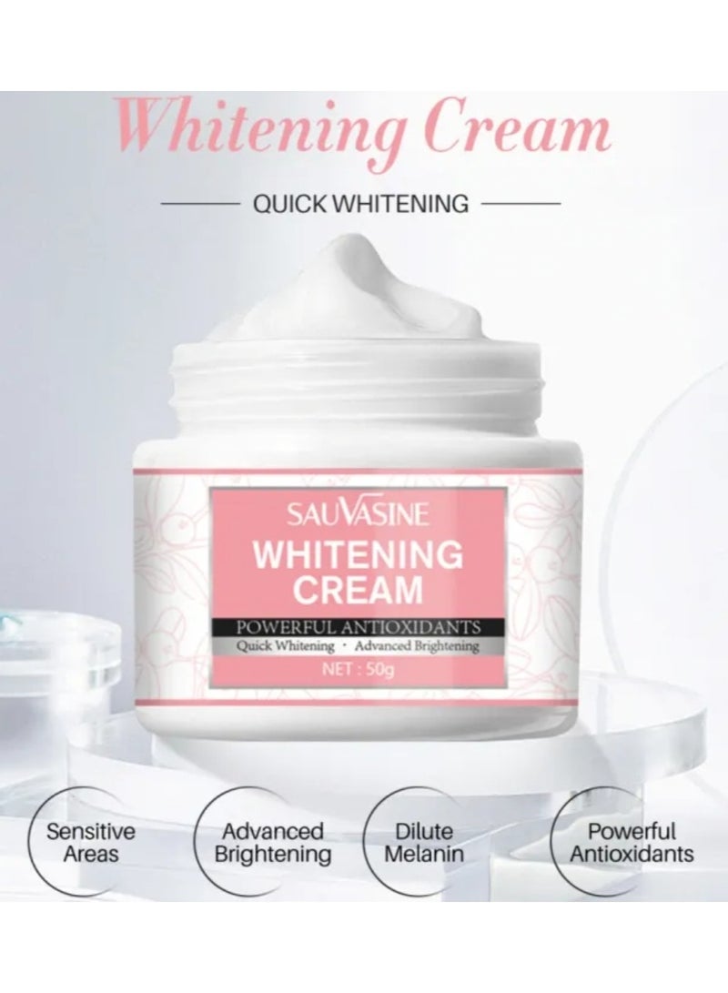 SAUVASINE WHITENING CREAL POWERFUL ANTIOXIDANTS 50G - Image 2